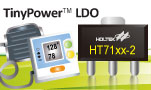 TinyPower ™ HT71xx-2 регулятор напряжения c высокой точностью и малым падением напряжения.